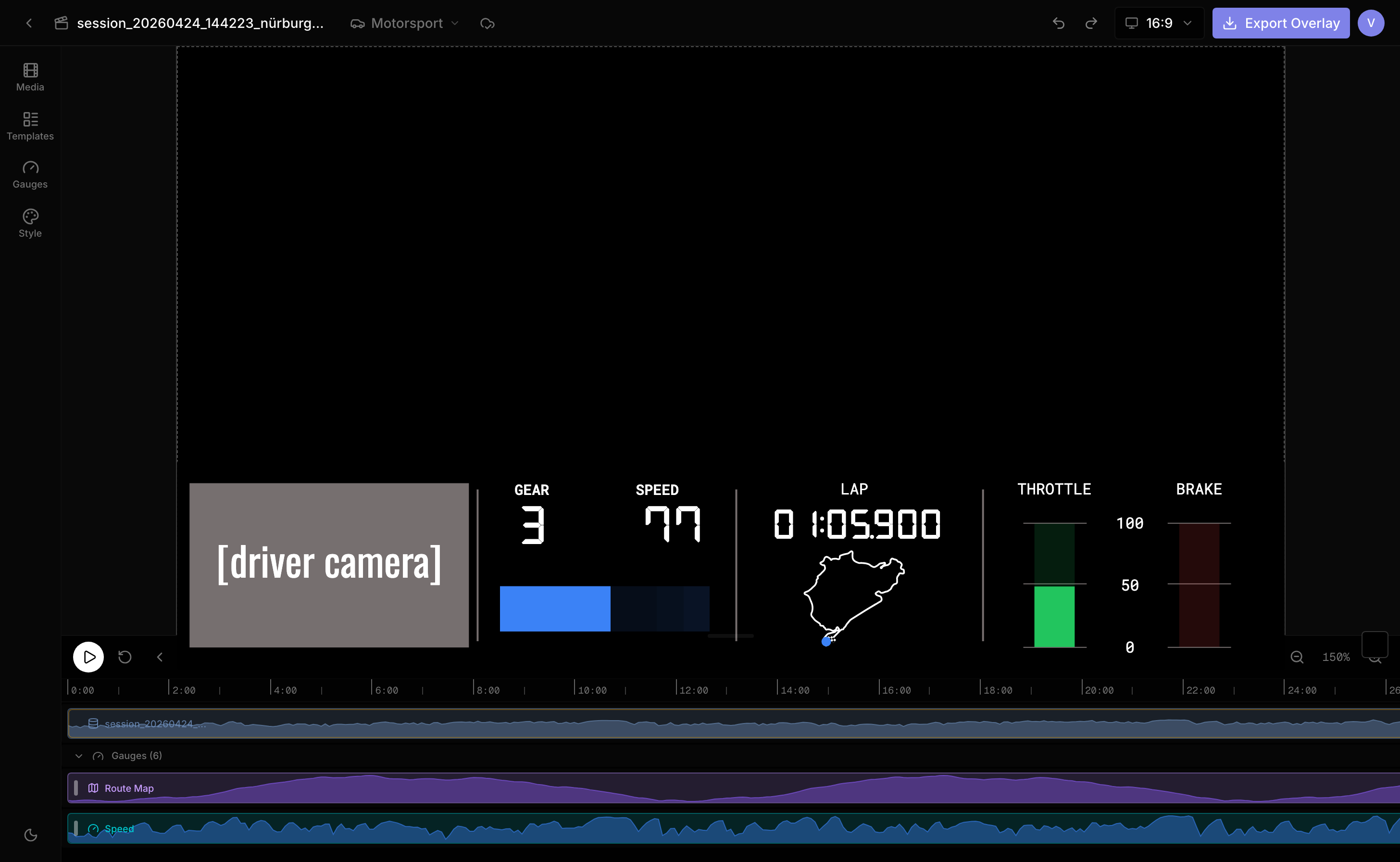 The Overspeed editor